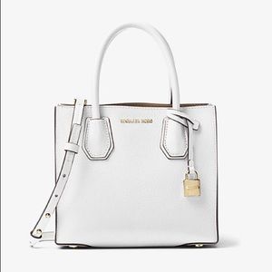 MICHAEL Michael Kors White Medium Mercer Bag